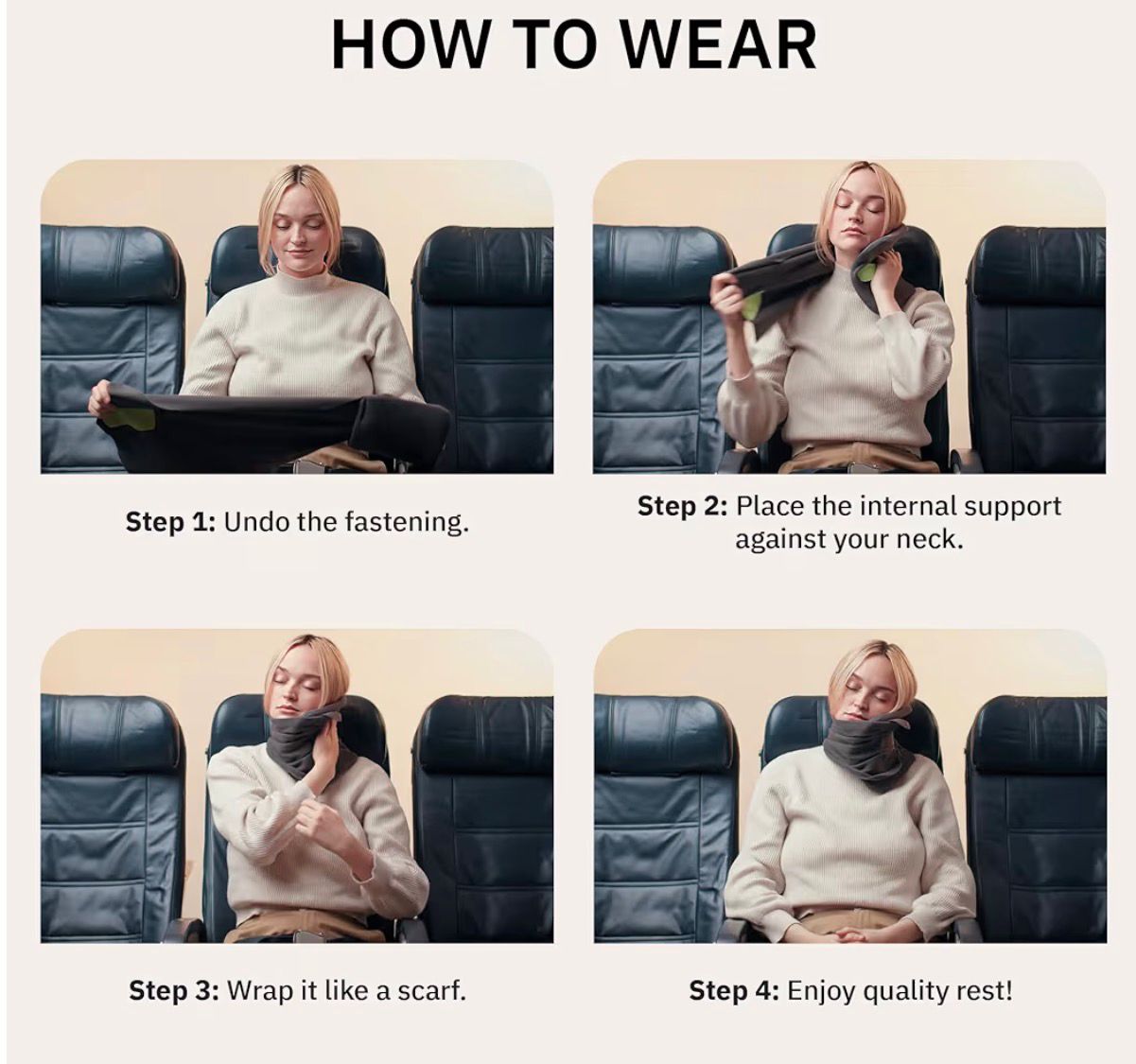 Trtl Travel Pillow soft fleece cover detail