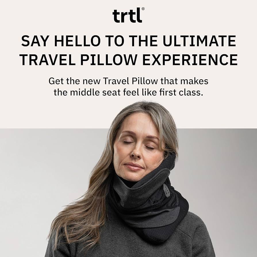 Trtl Travel Pillow - ergonomic neck support travel pillow