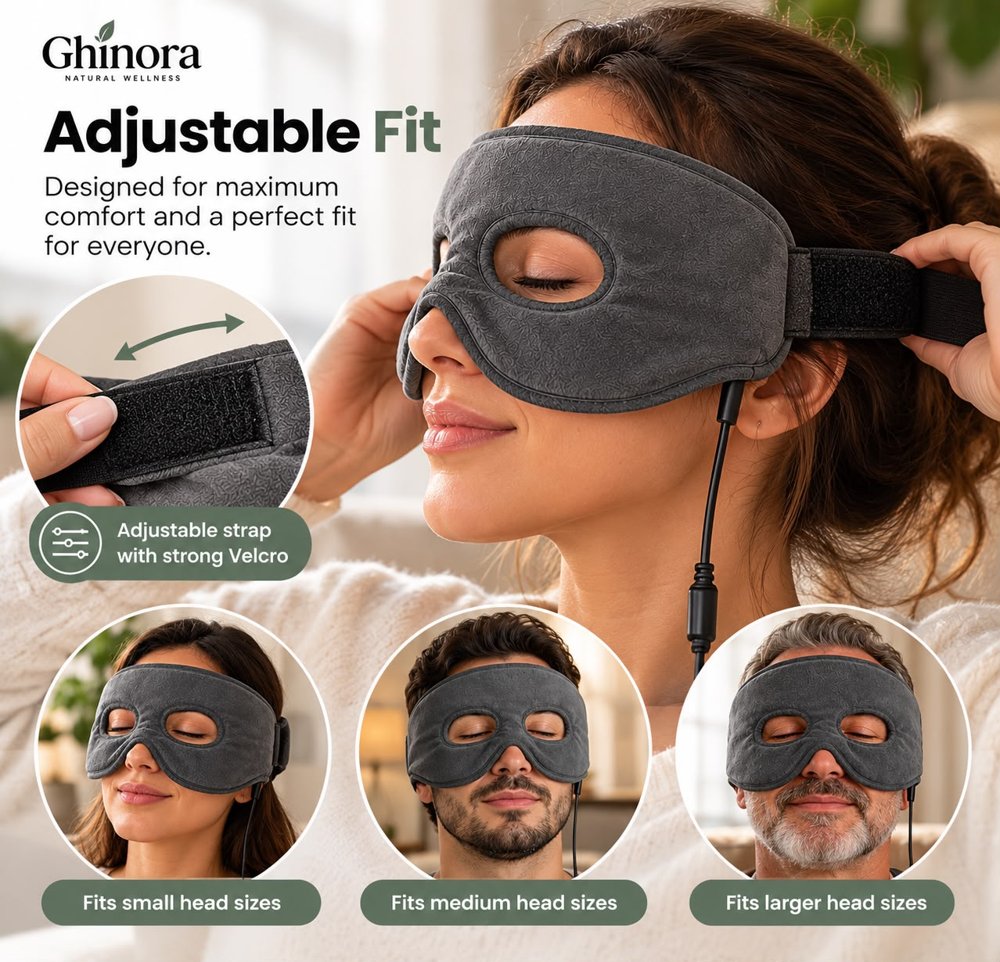 WarmVeil fits small, medium and large heads with a Velcro strap