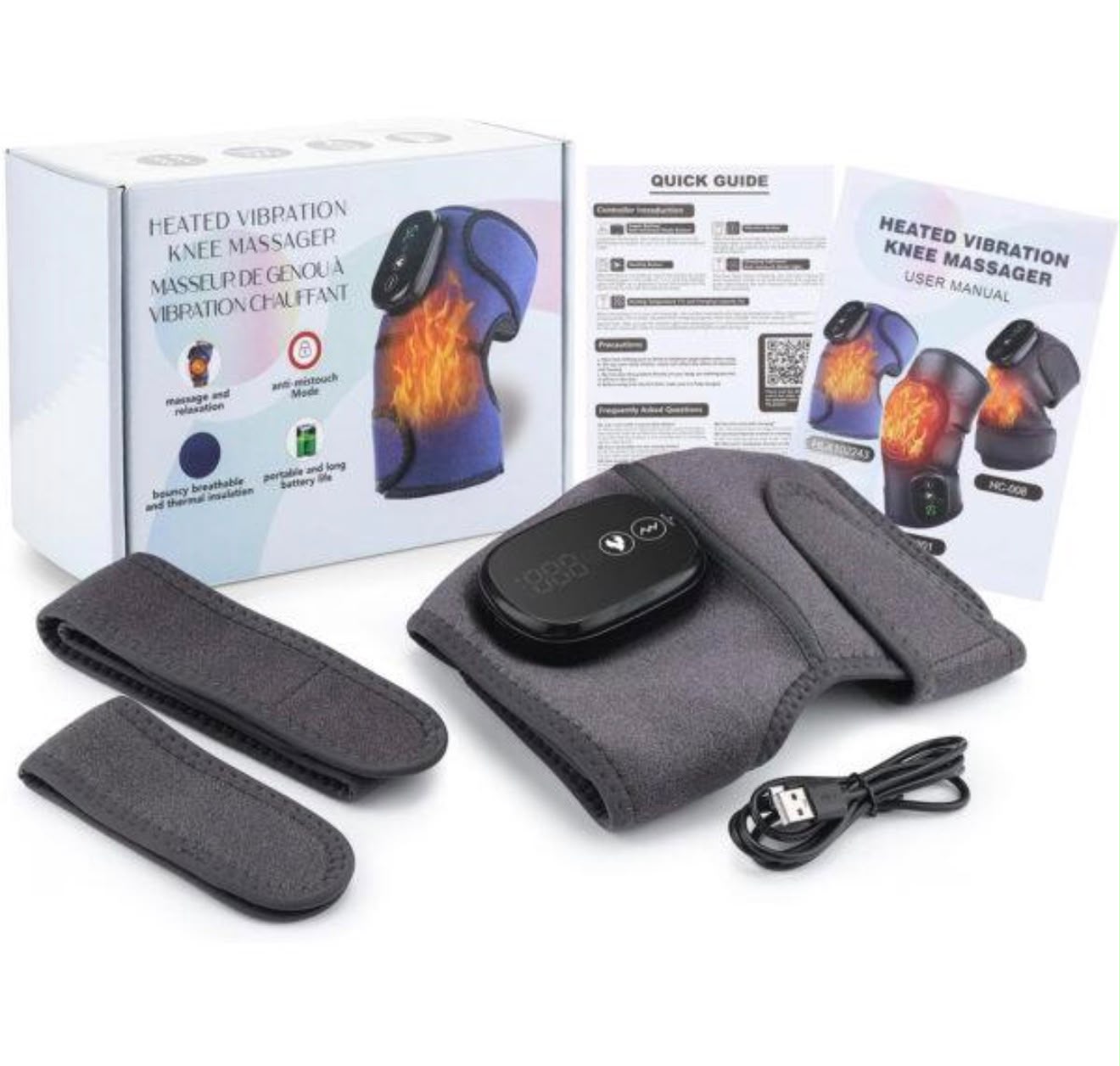 Warmknee — Heated Vibration Massager for Knee, Shoulder & Elbow