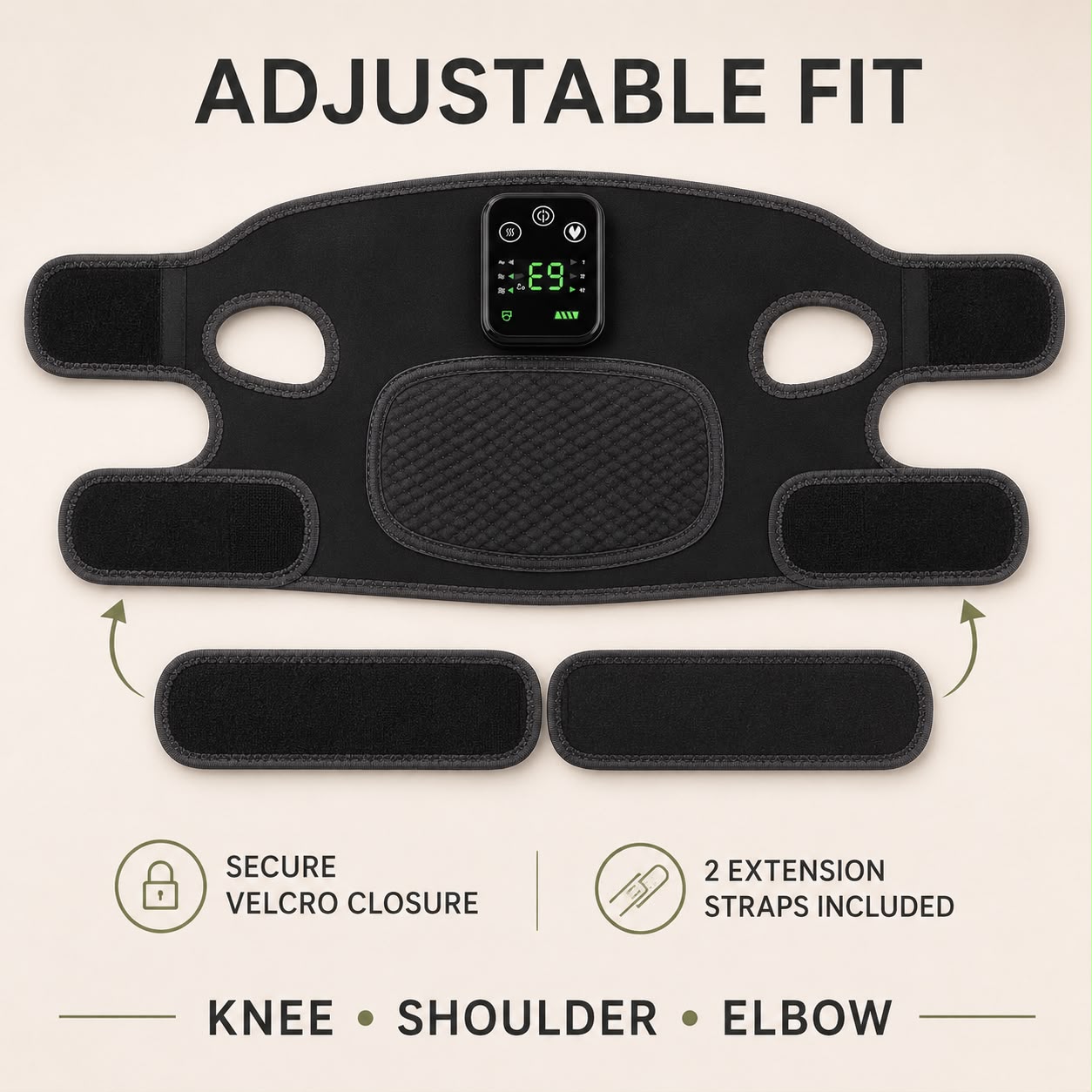 Warmknee — Heated Vibration Massager for Knee, Shoulder & Elbow