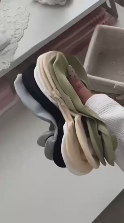 SoftStep relief socks, cushioned arch and heel zones shown close up