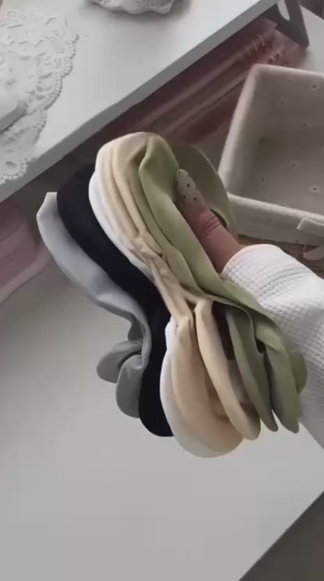 SoftStep relief socks, cushioned arch and heel zones shown close up