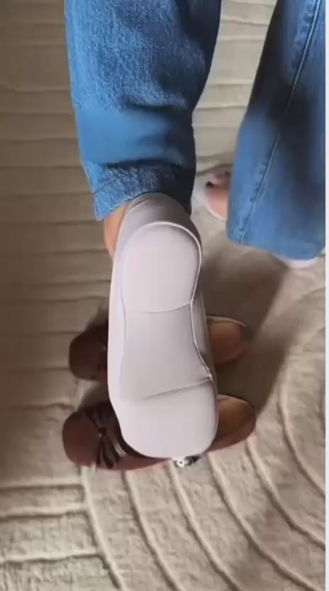 SoftStep no-show socks worn inside a shoe, invisible above the line