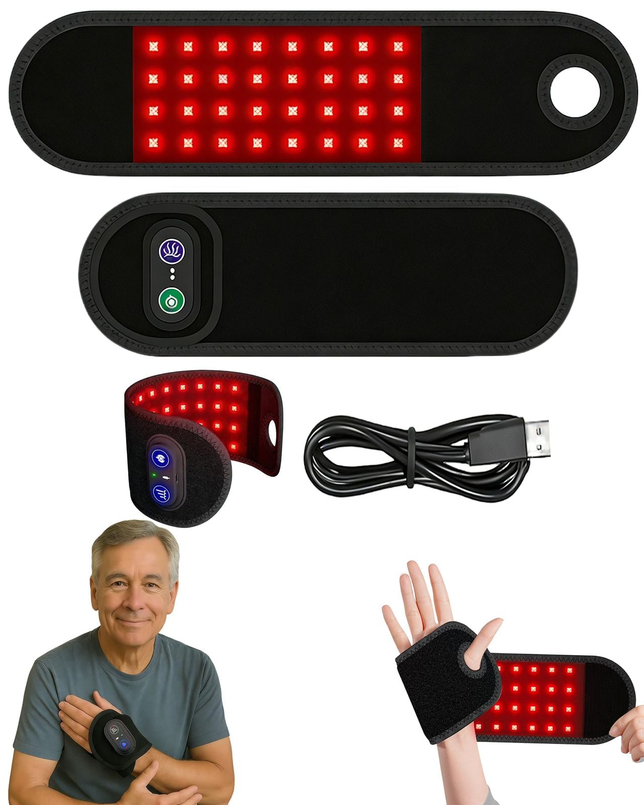 TheraWrap™ | Portable Red Light Therapy Wrap
